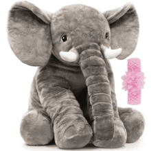 Homily Stuffed Elephant Plush Animal Toy