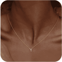 Initial Necklace for Women