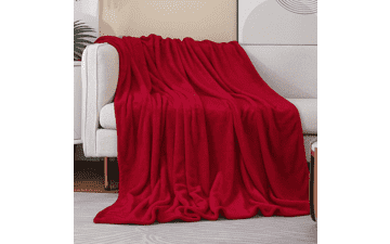 JIAHANNHA Red Throw Blanket