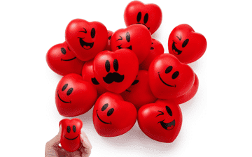 JOYIN Valentines Day Heart Shaped Stress Relief Balls