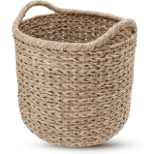 KOUBOO Large Decorative Seagrass Storage Basket