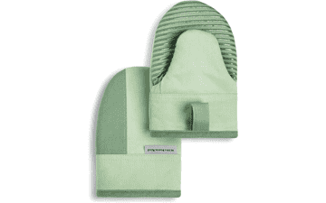 KitchenAid Beacon Two-Tone Mini Oven Mitt Set