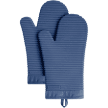 KitchenAid Ribbed Soft Silicone Oven Mitt Set