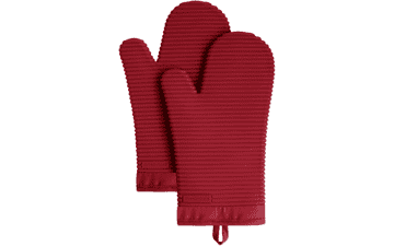 KitchenAid Ribbed Soft Silicone Oven Mitt Set