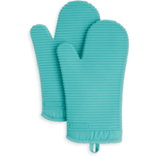 KitchenAid Ribbed Soft Silicone Oven Mitt Set