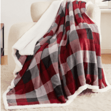 L'AGRATY Sherpa Throw Blanket