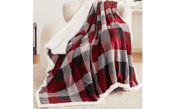 L'AGRATY Sherpa Throw Blanket