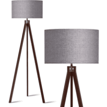 LEPOWER Wood Floor Lamp Tripod