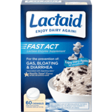 Lactaid Fast Act Lactose Intolerance Chewables