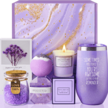 Lavender Spa Gift Basket Set