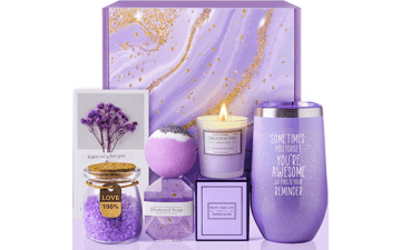 Lavender Spa Gift Basket Set