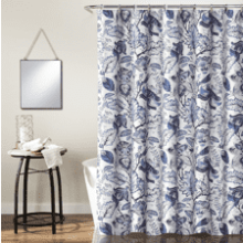 Lush Decor Blue Cynthia Shower Curtain