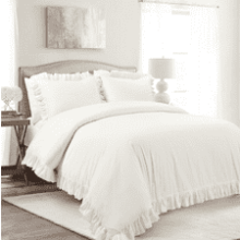 Lush Decor Reyna Ruffle Duvet Cover Set