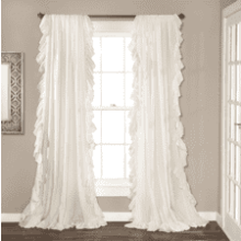 Lush Decor Reyna Ruffle Window Curtain Panel Set