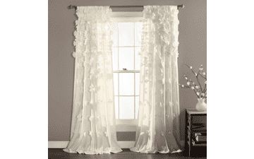 Lush Decor Riley Window Curtain Panel