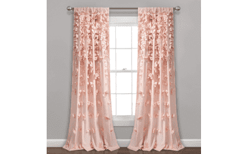 Lush Decor Riley Window Curtain Panel