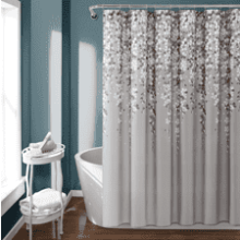 Lush Decor Weeping Flower Shower Curtain