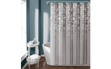 Lush Decor Weeping Flower Shower Curtain