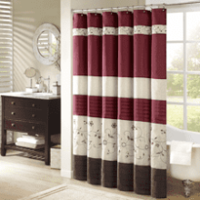 Madison Park Serene Flora Shower Curtain