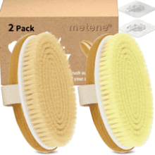 Metene 2 Pack Dry Body Brushes