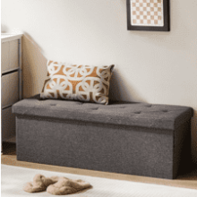 NEWBULIG Storage Ottoman Bench