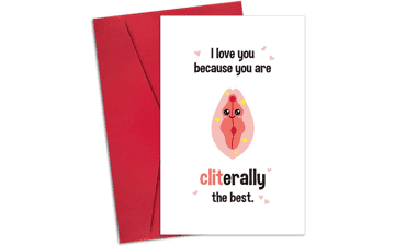 Ogeby Funny Valentines Day Card Gifts for Friends