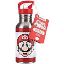 Paladone Super Mario Metal Straw Water Bottle