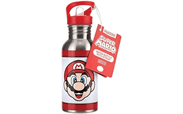 Paladone Super Mario Metal Straw Water Bottle