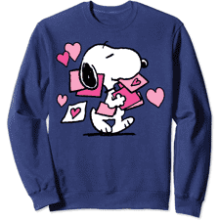 Peanuts Valentines Letter Snoopy Sweatshirt