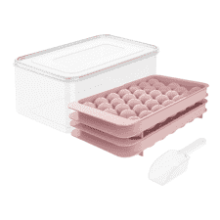 Round Ice Cube Tray with Lid