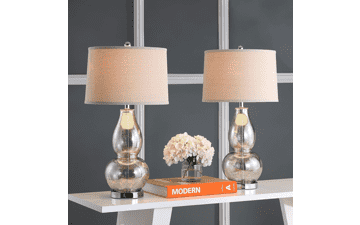 SAFAVIEH Lighting Collection Mercurio Table Lamp Set