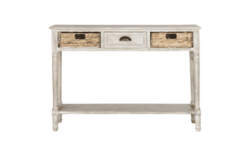 Safavieh Home Collection Christa Vintage White Storage Console Table