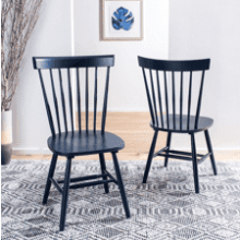 Safavieh Home Parker Navy Blue Dining Chair