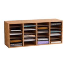 Safco Wooden Paper and Mail Organizer