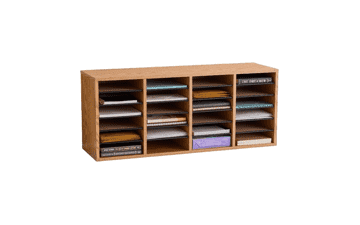 Safco Wooden Paper and Mail Organizer