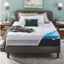 Sleep Innovations Dual Layer Mattress Topper