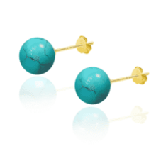 SmileBelle Turquoise Earrings