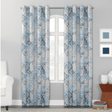 Sun Zero Reardon Global Medallion Print Energy Efficient Curtain Panel