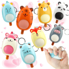 TOY Life 8 Pack Squishy Keychains