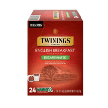 Twinings Decaf English Breakfast Tea K-Cup Pods