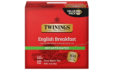 Twinings Decaffeinated English Breakfast Black Tea