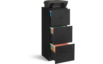 VASAGLE 3-Drawer Vertical File Cabinet