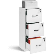 VASAGLE 3-Drawer Vertical File Cabinet