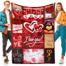 Valentine's Day Blanket Gifts