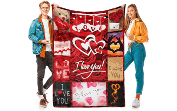 Valentine's Day Blanket Gifts