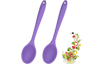 2 Pcs Silicone Spoons for Cooking