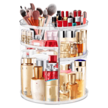 360 Acrylic Rotation Makeup Organizer