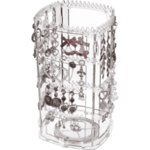 360 Rotating Earring Holder Organizer