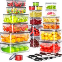 40 PCS Food Storage Containers