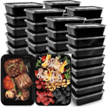 50-Pack Meal Prep Containers